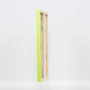 Wooden frame Top Cube 10x10 cm green Anti-reflective glass