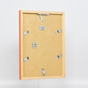 Wooden frame Top Cube 10x10 cm orange Anti-reflective glass