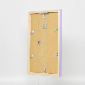 Wooden frame Top Cube 10x10 cm lilac Anti-reflective glass