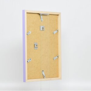 Wooden frame Top Cube 10x10 cm lilac Anti-reflective glass