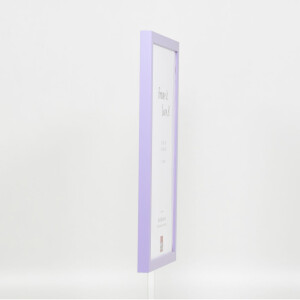 Wooden frame Top Cube 10x10 cm lilac Anti-reflective glass