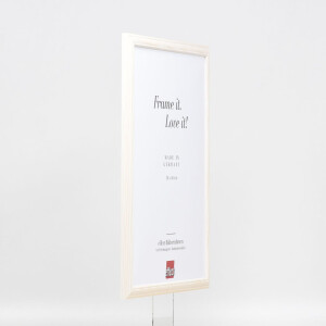 Effect Wooden Frame Profile 32 white 10x10 cm Normal Glass