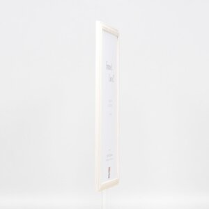 Effect Wooden Frame Profile 32 white 10x10 cm Normal Glass