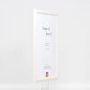 Effect Wooden Frame Profile 32 white 10x10 cm Normal Glass