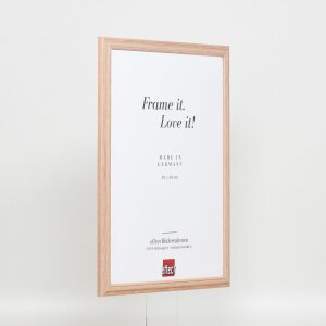 Effect wooden frame profile 32 light brown 10x10 cm normal glass