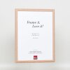 Effect wooden frame profile 32 light brown 10x10 cm normal glass