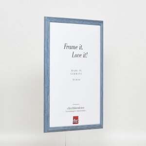 Effect Wooden Frame Profile 32 grey-blue 10x10 cm Normal Glass