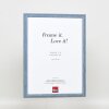 Effect Wooden Frame Profile 32 grey-blue 10x10 cm Normal Glass