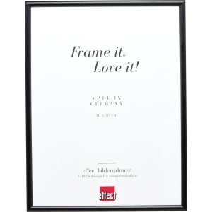 Effect solid wood frame profile 20 black 10x10 cm museum...