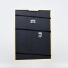 Effect solid wood frame profile 20 black 10x10 cm museum glass