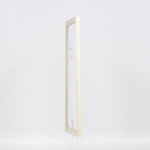 Effect Wooden Frame Profile 38 white 10x10 cm Normal Glass