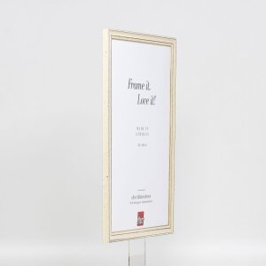 Effect Wooden Frame Profile 38 white 10x10 cm Normal Glass