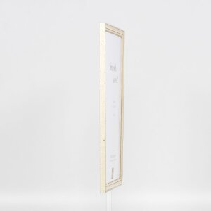 Effect Wooden Frame Profile 38 white 10x10 cm Normal Glass