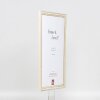 Effect Wooden Frame Profile 38 white 10x10 cm Normal Glass