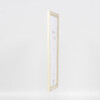 Effect Wooden Frame Profile 38 white 10x10 cm Normal Glass