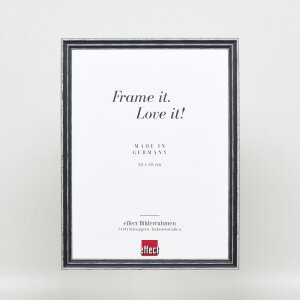 Effect Wooden Frame Profile 38 grey 10x10 cm Normal Glass