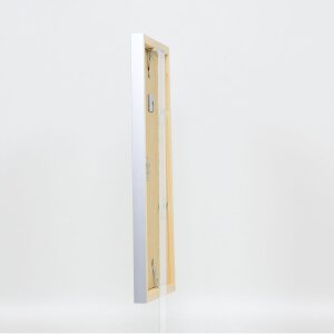 Wooden frame Top Cube 10x10 cm silver normal glass