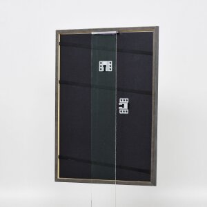 Effect solid wood frame Profile 25 green 10x10 cm Anti-reflective glass