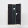 Effect solid wood frame Profile 25 grey 10x10 cm Anti-reflective glass