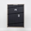 Effect solid wood frame Profile 25 grey 10x10 cm Anti-reflective glass