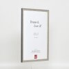 Effect solid wood frame Profile 25 grey 10x10 cm Anti-reflective glass