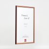 Effect wooden frame profile 23 red 10x10 cm Acrylic glass