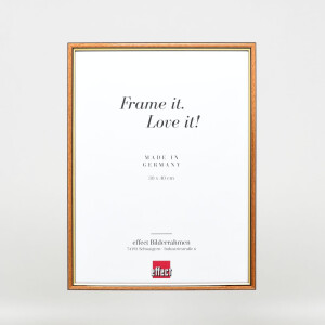 Effect wooden frame profile 23 light brown 10x10 cm Acrylic glass