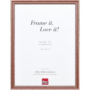 Effect wooden frame profile 38 brown 10x10 cm anti-reflex...