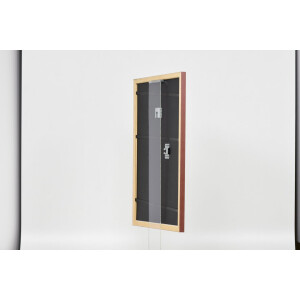 Effect wooden frame profile 38 brown 10x10 cm anti-reflex glass