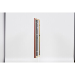 Effect wooden frame profile 38 brown 10x10 cm anti-reflex glass