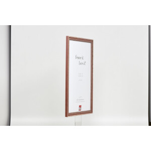 Effect wooden frame profile 38 brown 10x10 cm anti-reflex glass