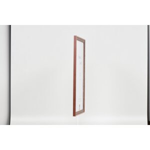 Effect wooden frame profile 38 brown 10x10 cm anti-reflex glass