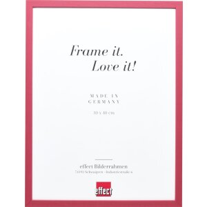 Effect wooden frame profile 35 red 10x10 cm acrylic glass