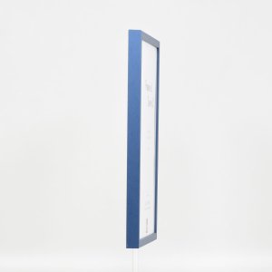 Effect wooden frame profile 35 blue 10x10 cm acrylic glass