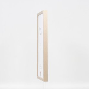 Effect wooden frame profile 35 light brown 10x10 cm acrylic glass