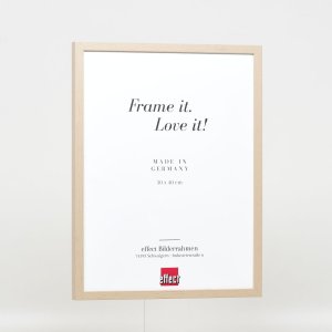 Effect wooden frame profile 35 light brown 10x10 cm acrylic glass