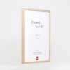 Effect wooden frame profile 35 light brown 10x10 cm acrylic glass