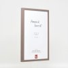 Effect wooden frame profile 35 brown 10x10 cm acrylic glass