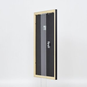 Effect wooden frame profile 2210 black 10x10 cm museum glass