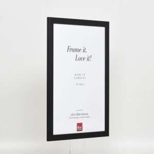 Effect wooden frame profile 2210 black 10x10 cm museum glass