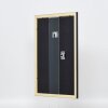 Effect wooden frame profile 2210 black 10x10 cm museum glass