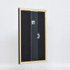 Effect wooden frame profile 2210 black 10x10 cm museum glass