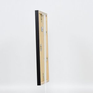 Effect wooden frame profile 33 black 10x10 cm normal glass