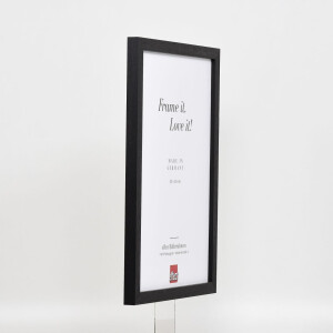 Effect wooden frame profile 33 black 10x10 cm normal glass