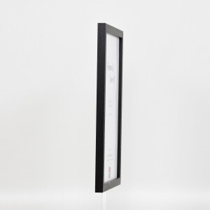 Effect wooden frame profile 33 black 10x10 cm normal glass