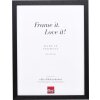 Effect wooden frame profile 33 black 10x10 cm normal glass