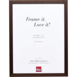 Effect wooden frame profile 33 wenge 10x10 cm normal glass