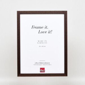 Effect wooden frame profile 33 wenge 10x10 cm normal glass