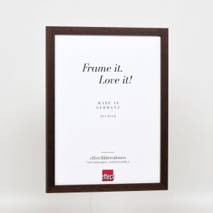 Effect wooden frame profile 33 wenge 10x10 cm normal glass