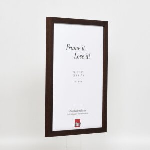 Effect wooden frame profile 33 wenge 10x10 cm normal glass